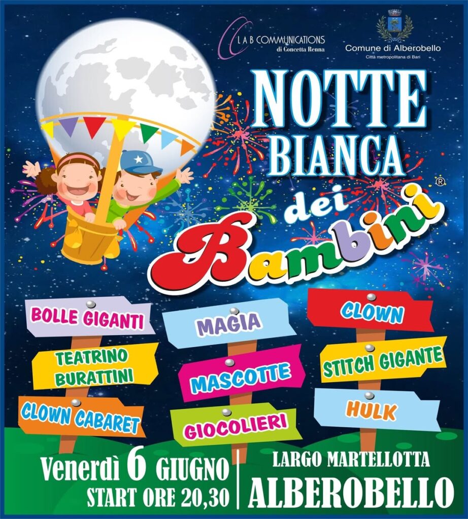 notte bianca bambini
